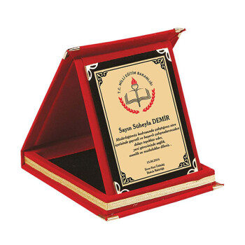 Orta Boy Kişiye Özel Albüm Plaket 12X16 Cm