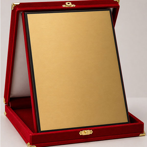 Kırmızı Büyük Boy Albüm Plaket görsel
