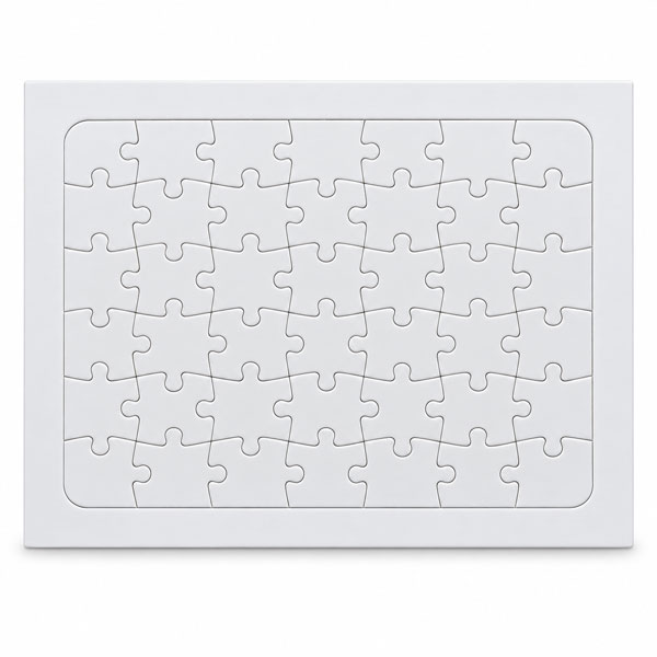 Kişiye Özel Baskılı 42 Parça A4 Puzzle görsel