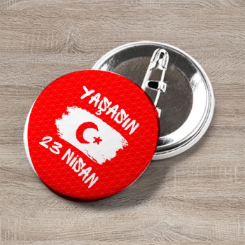 23 Nisan Ulusal Egemenlik Ve Çocuk Bayramı Buton Rozet-1
